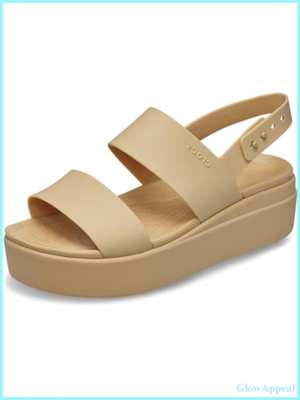 Crocs Brooklyn Low Wedge Sandals Comfort LiteRide Platform Adjustable Strap